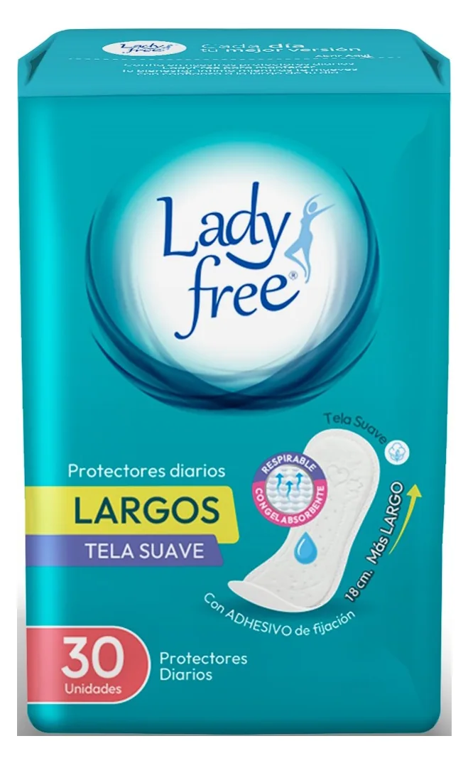 LadyFree Protectores Diarios Largos